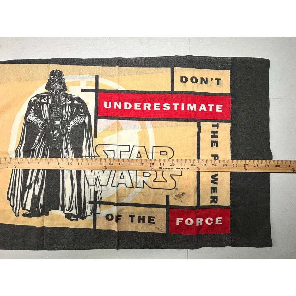 Vintage Star Wars Pillowcase Set Darth Vader Stormtrooper 1997‎ Lucasfilm GUC